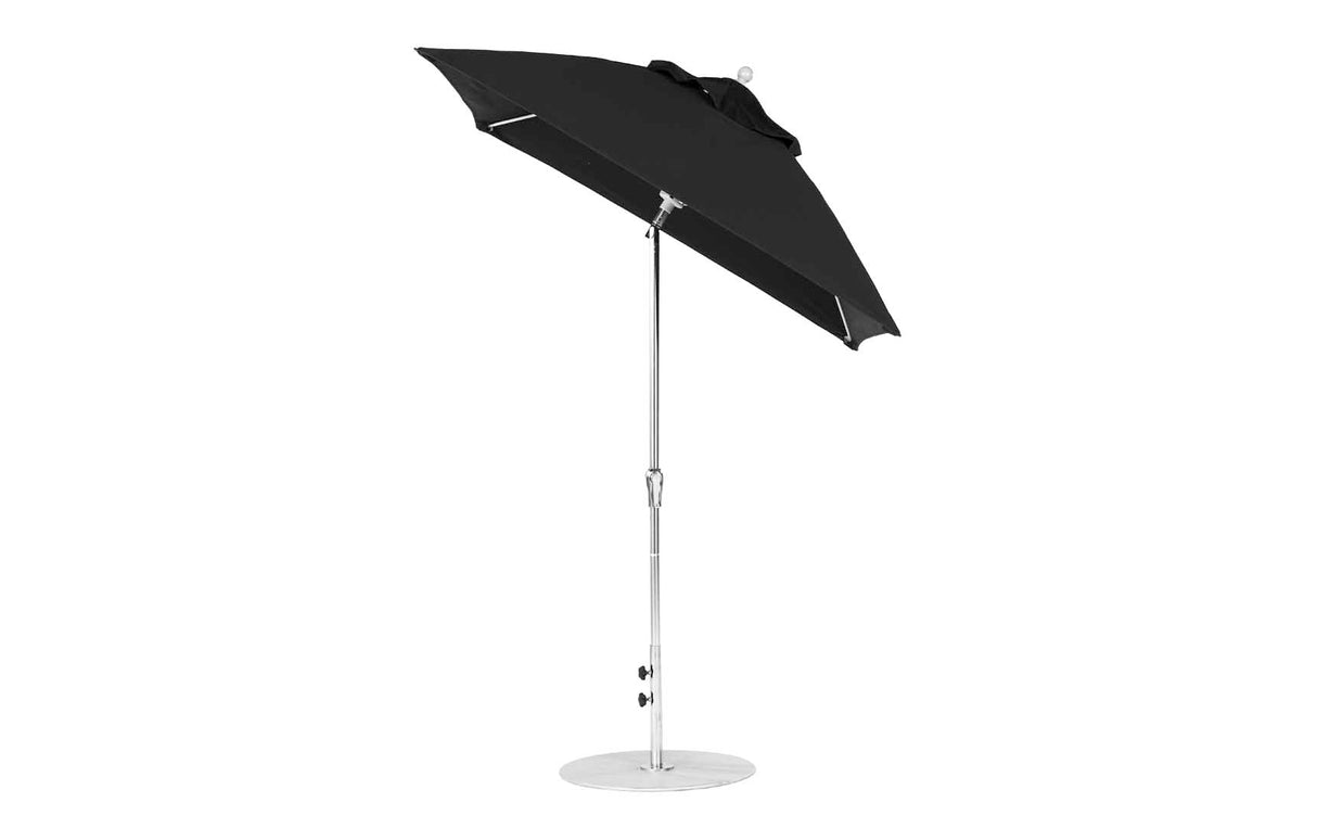 Ledge Loungers Essential Fiberglass Umbrella - 6.5' Square Crank Auto Tilt - Grand Alfresco