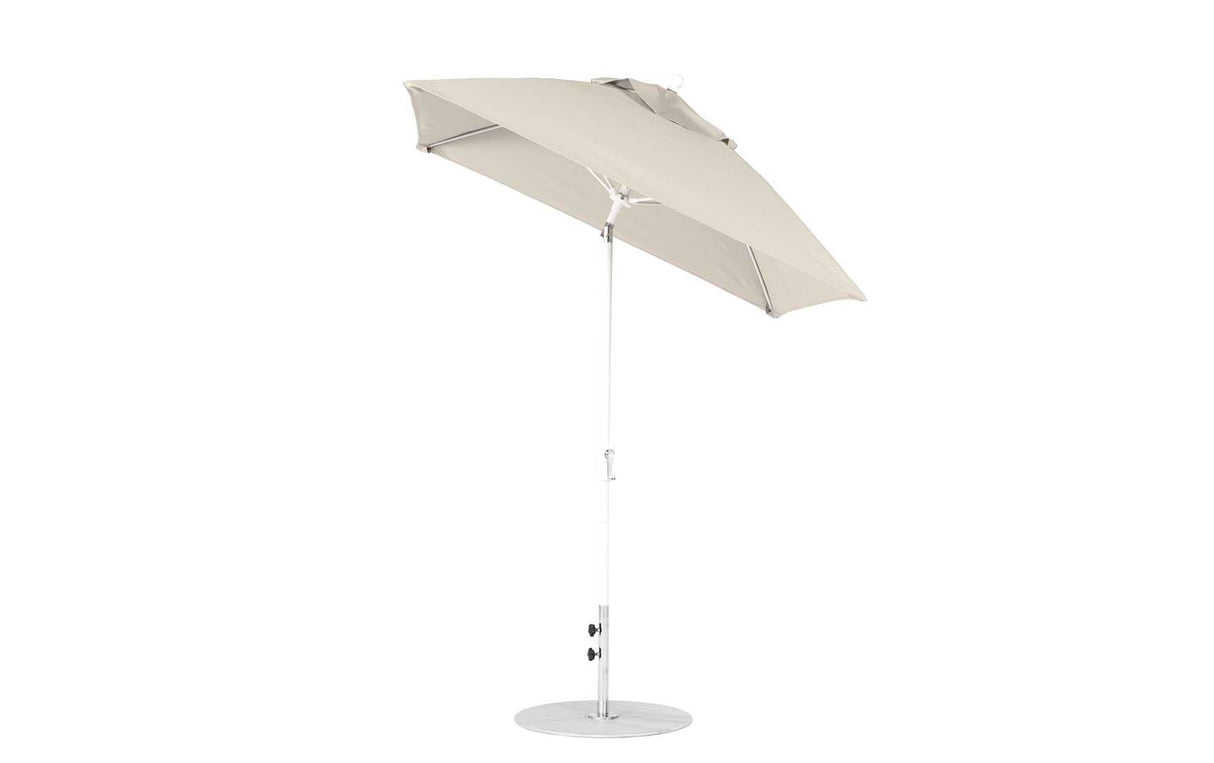 Ledge Loungers Essential Fiberglass Umbrella - 6.5' Square Crank Auto Tilt - Grand Alfresco