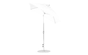 Ledge Loungers Essential Fiberglass Umbrella - 6.5' Square Crank Auto Tilt - Grand Alfresco