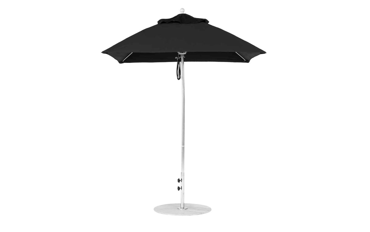 Ledge Loungers Essential Fiberglass Umbrella - 6.5' Square Pulley - Grand Alfresco