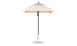 Ledge Loungers Essential Fiberglass Umbrella - 6.5' Square Pulley - Grand Alfresco