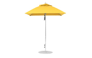 Ledge Loungers Essential Fiberglass Umbrella - 6.5' Square Pulley - Grand Alfresco