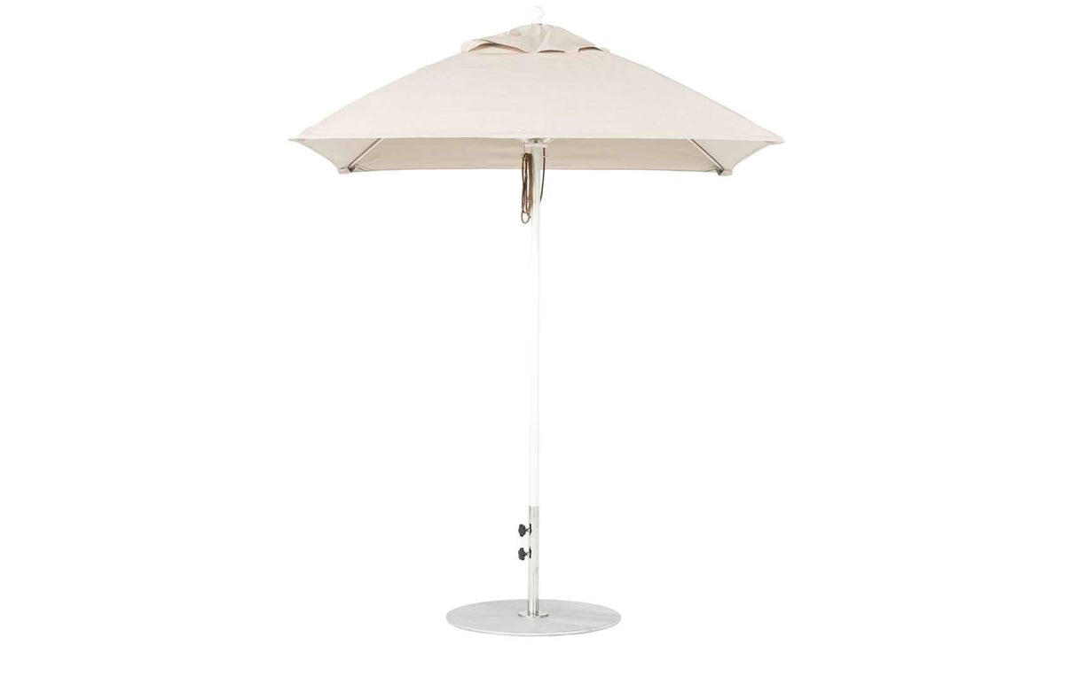 Ledge Loungers Essential Fiberglass Umbrella - 6.5' Square Pulley - Grand Alfresco