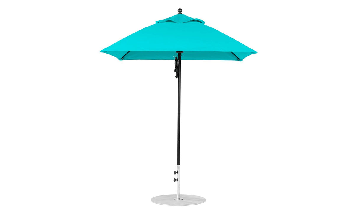 Ledge Loungers Essential Fiberglass Umbrella - 6.5' Square Pulley - Grand Alfresco