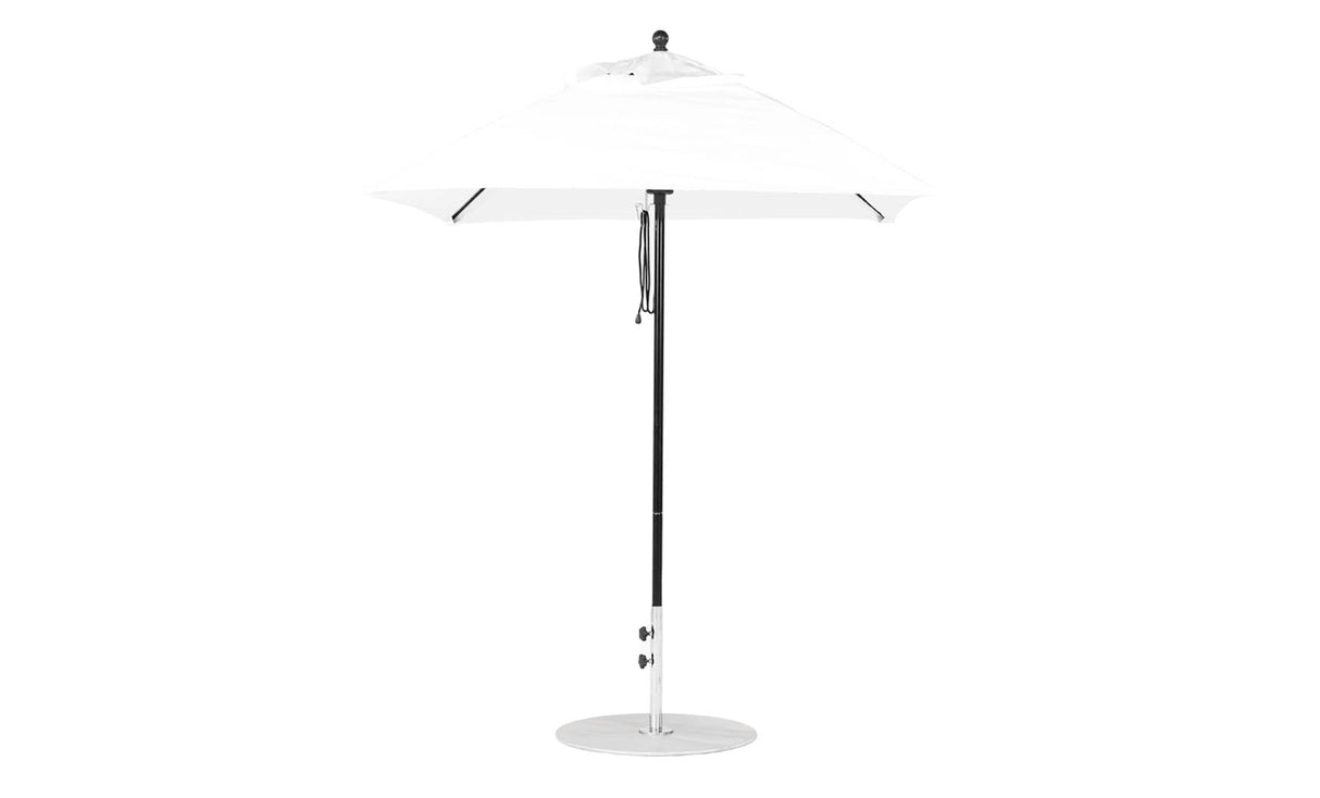 Ledge Loungers Essential Fiberglass Umbrella - 6.5' Square Pulley - Grand Alfresco