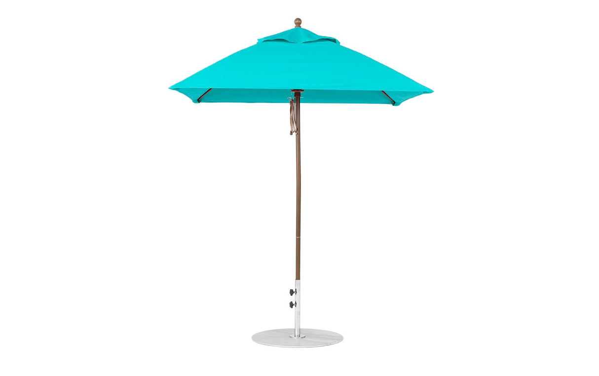 Ledge Loungers Essential Fiberglass Umbrella - 6.5' Square Pulley - Grand Alfresco