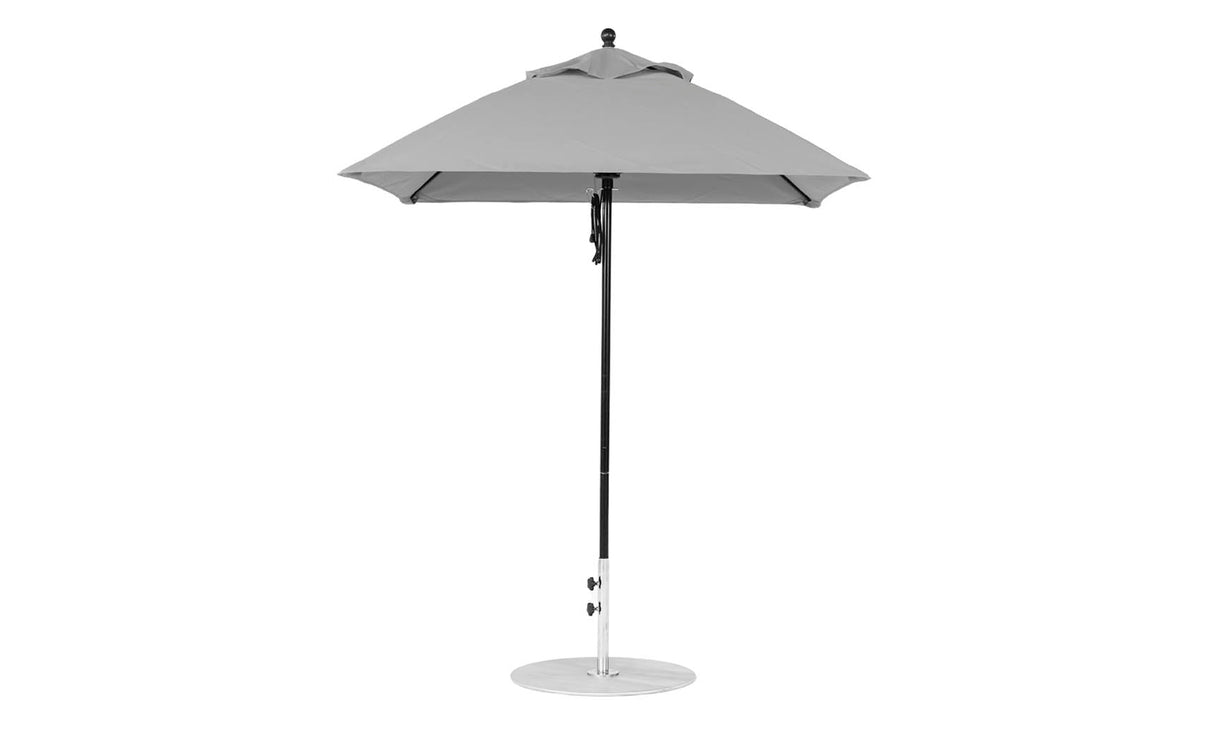 Ledge Loungers Essential Fiberglass Umbrella - 6.5' Square Pulley - Grand Alfresco