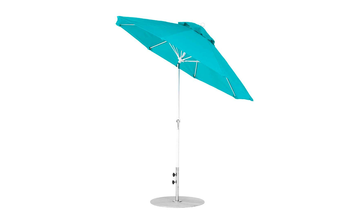 Ledge Loungers Essential Fiberglass Umbrella 7.5' Octagon Crank Auto Tilt - Grand Alfresco