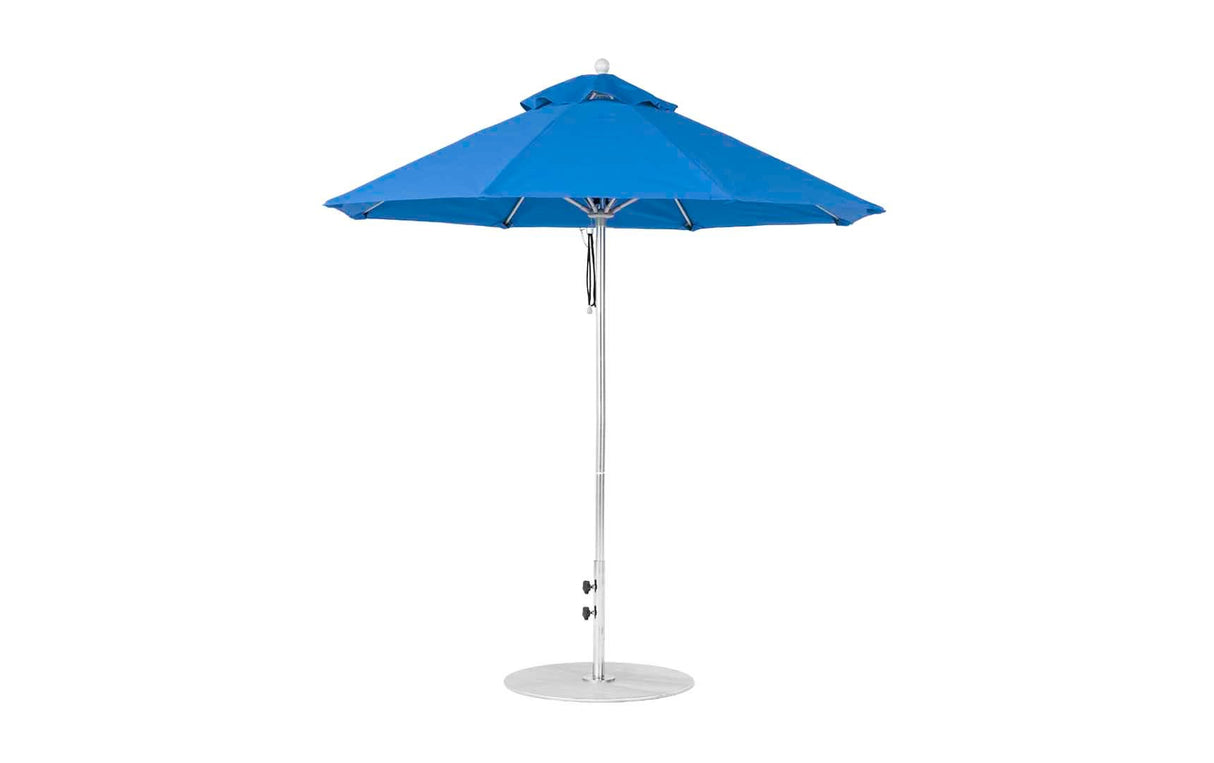 Ledge Loungers Essential Fiberglass Umbrella - 7.5' Octagon Pulley - Grand Alfresco