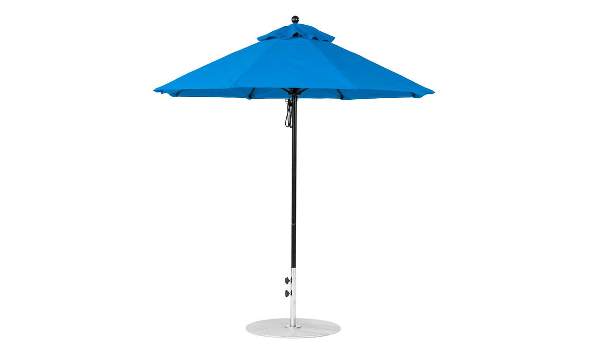 Ledge Loungers Essential Fiberglass Umbrella - 7.5' Octagon Pulley - Grand Alfresco