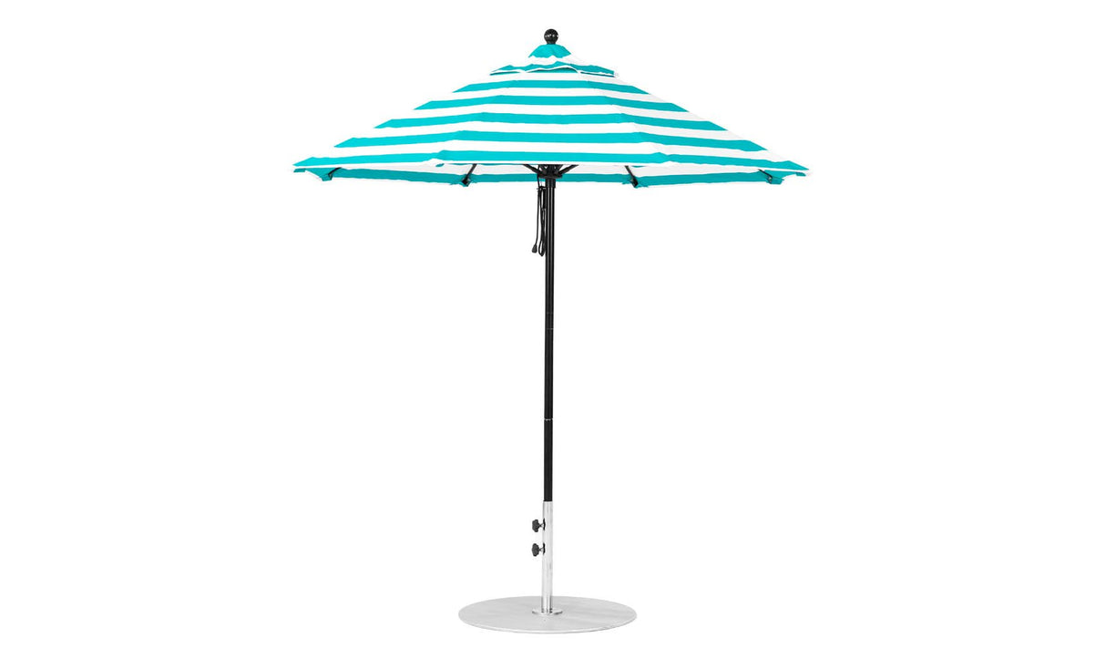 Ledge Loungers Essential Fiberglass Umbrella - 7.5' Octagon Pulley - Grand Alfresco