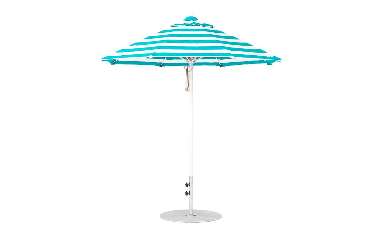 Ledge Loungers Essential Fiberglass Umbrella - 7.5' Octagon Pulley - Grand Alfresco