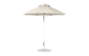 Ledge Loungers Essential Fiberglass Umbrella - 7.5' Octagon Pulley - Grand Alfresco