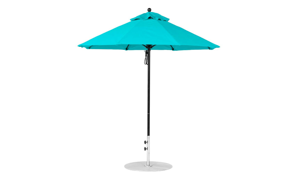 Ledge Loungers Essential Fiberglass Umbrella - 7.5' Octagon Pulley - Grand Alfresco