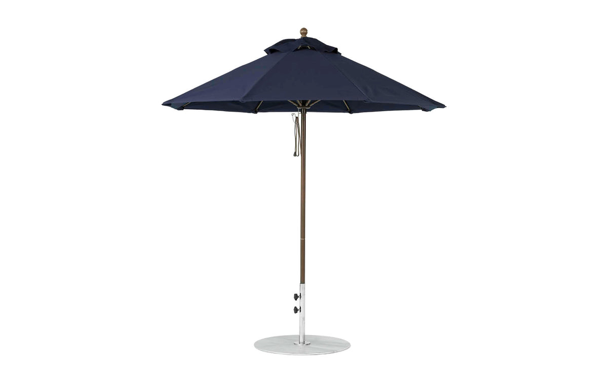 Ledge Loungers Essential Fiberglass Umbrella - 7.5' Octagon Pulley - Grand Alfresco