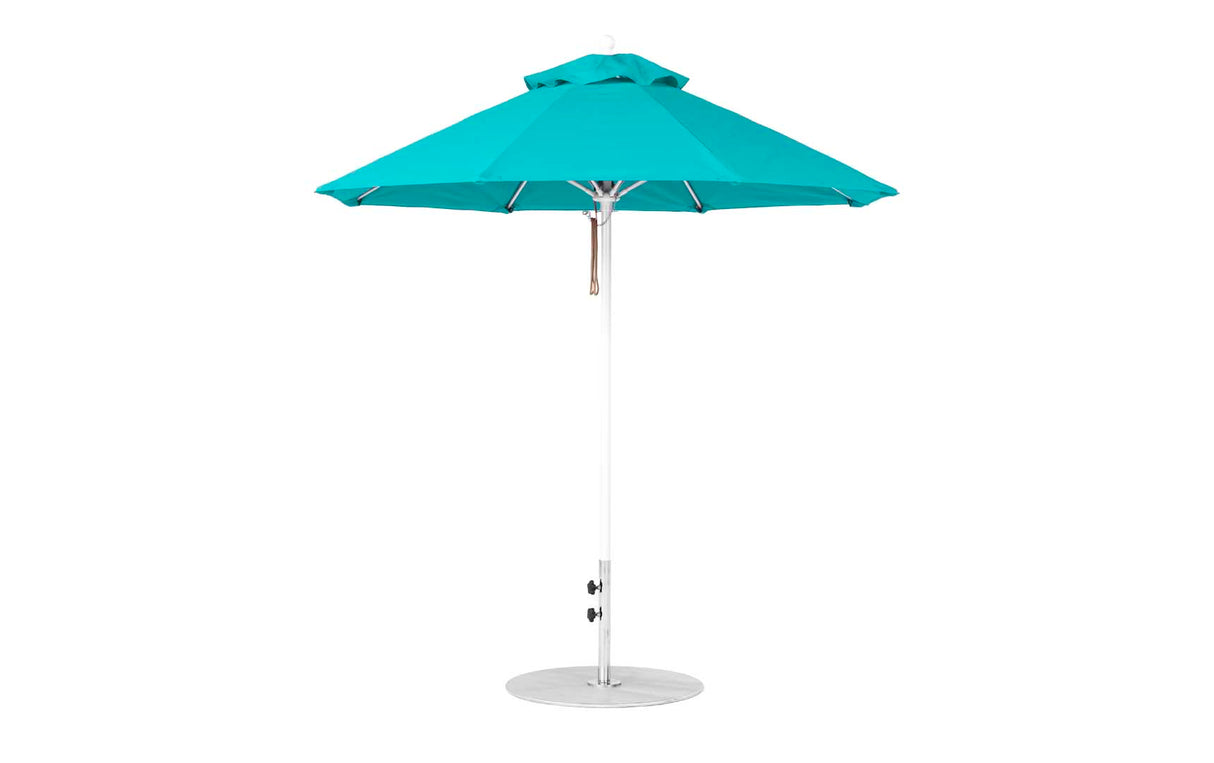 Ledge Loungers Essential Fiberglass Umbrella - 7.5' Octagon Pulley - Grand Alfresco