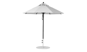 Ledge Loungers Essential Fiberglass Umbrella - 7.5' Octagon Pulley - Grand Alfresco