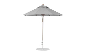 Ledge Loungers Essential Fiberglass Umbrella - 7.5' Octagon Pulley - Grand Alfresco