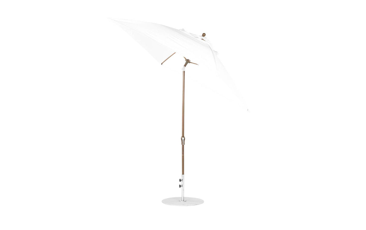 Ledge Loungers Essential Fiberglass Umbrella - 7.5' Square Crank Auto Tilt - Grand Alfresco