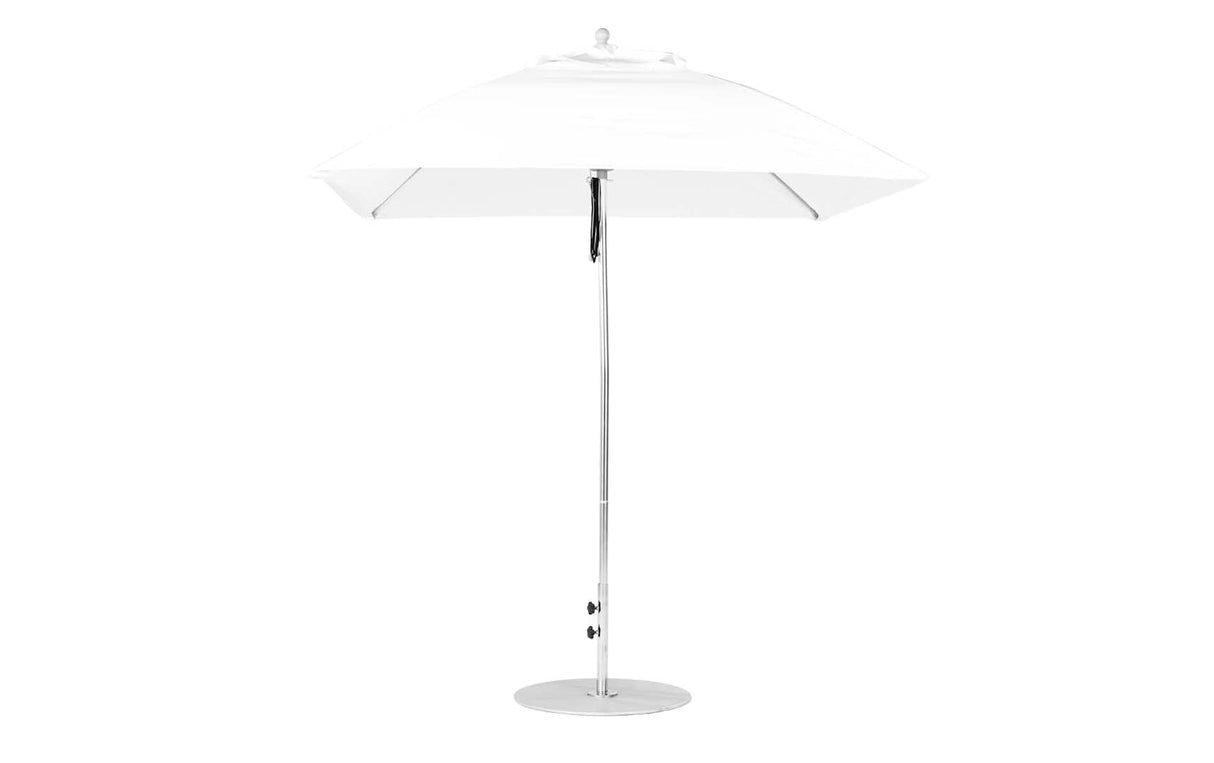 Ledge Loungers Essential Fiberglass Umbrella - 7.5' Square Pulley - Grand Alfresco