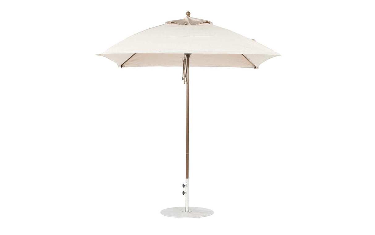 Ledge Loungers Essential Fiberglass Umbrella - 7.5' Square Pulley - Grand Alfresco