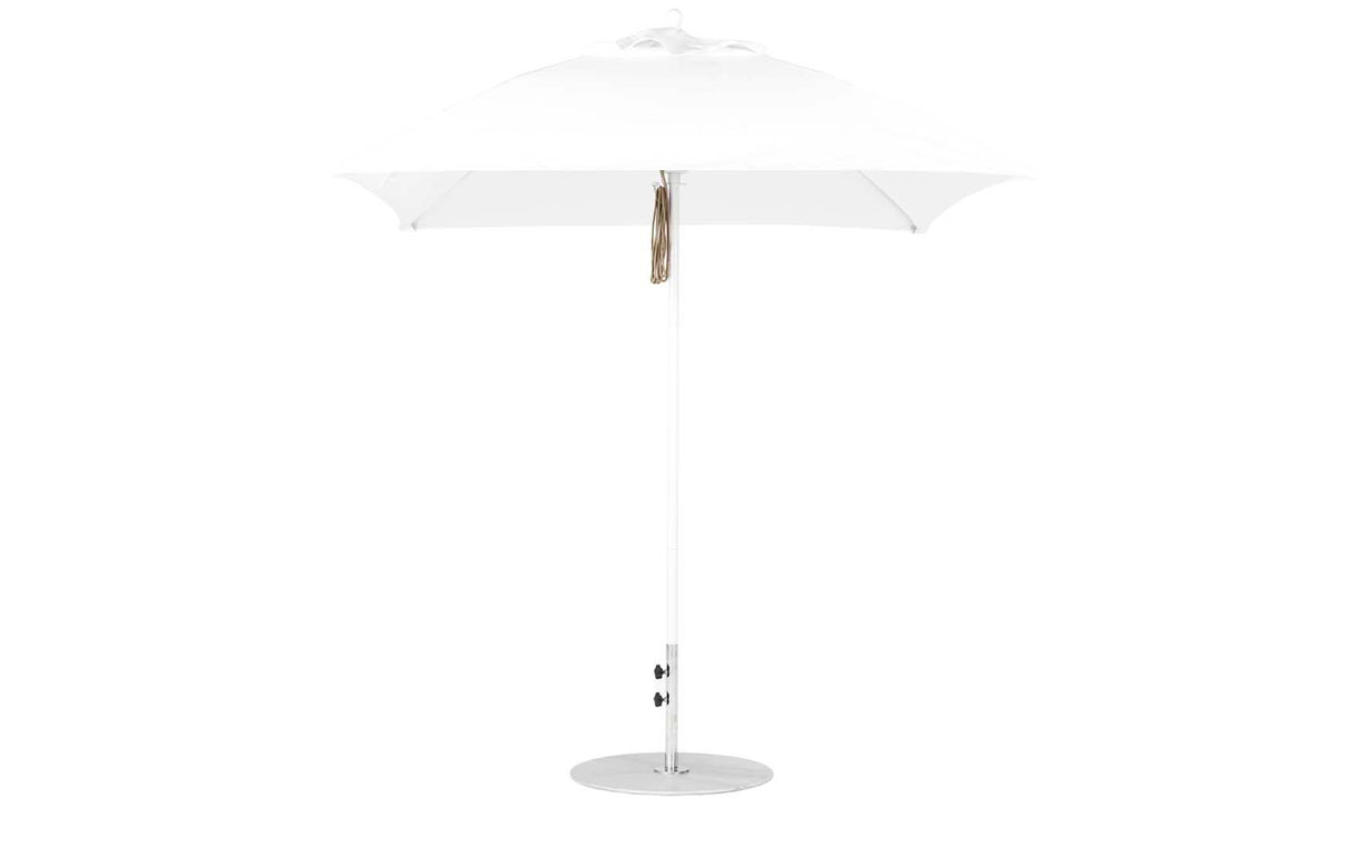 Ledge Loungers Essential Fiberglass Umbrella - 7.5' Square Pulley - Grand Alfresco