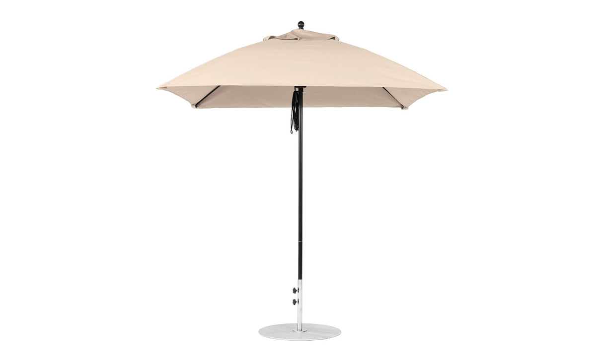 Ledge Loungers Essential Fiberglass Umbrella - 7.5' Square Pulley - Grand Alfresco