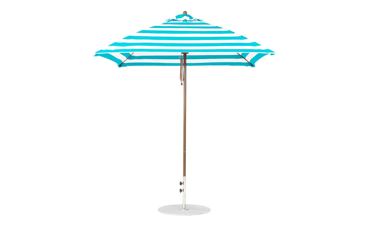 Ledge Loungers Essential Fiberglass Umbrella - 7.5' Square Pulley - Grand Alfresco