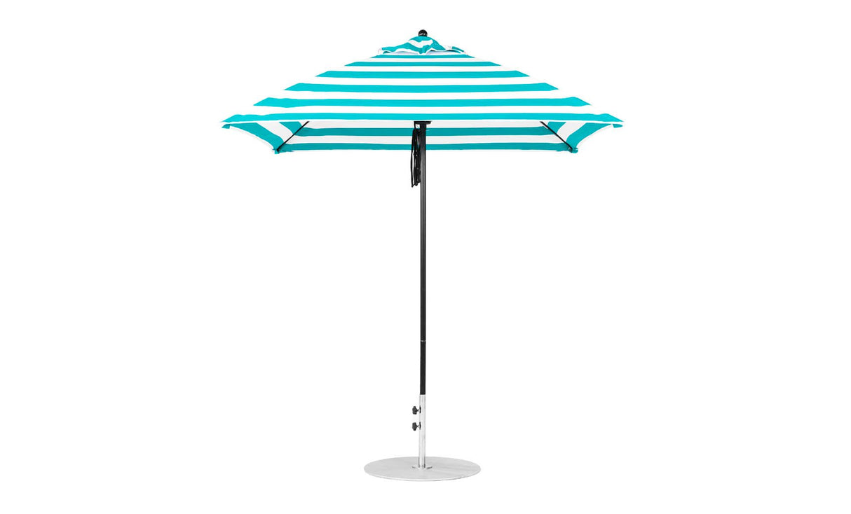 Ledge Loungers Essential Fiberglass Umbrella - 7.5' Square Pulley - Grand Alfresco