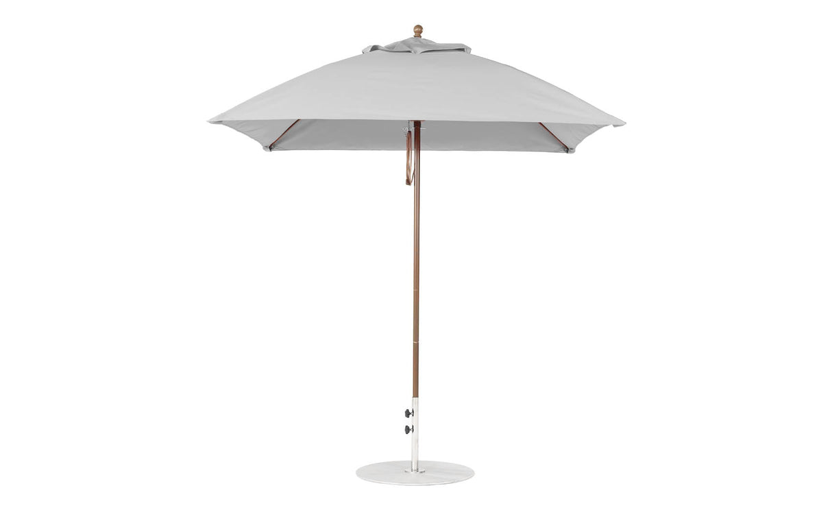 Ledge Loungers Essential Fiberglass Umbrella - 7.5' Square Pulley - Grand Alfresco