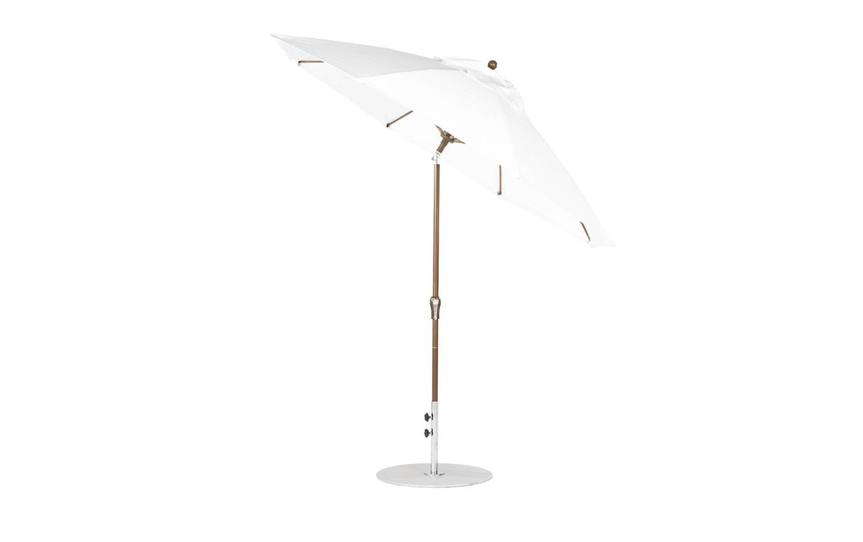 Ledge Loungers Essential Fiberglass Umbrella - 9' Octagon Crank Auto Tilt - Grand Alfresco