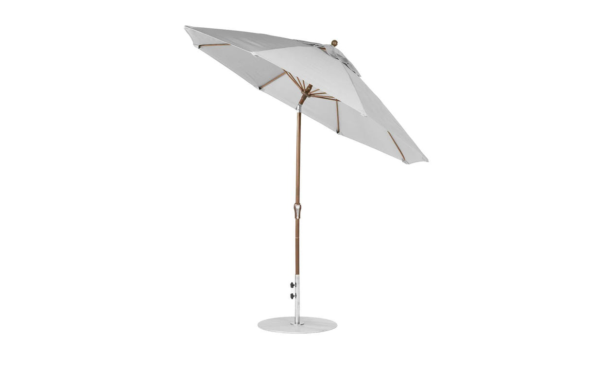 Ledge Loungers Essential Fiberglass Umbrella - 9' Octagon Crank Auto Tilt - Grand Alfresco