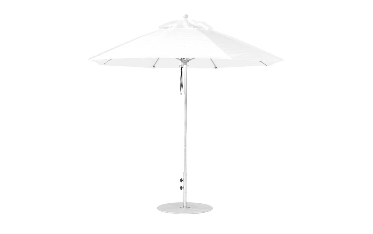 Ledge Loungers Essential Fiberglass Umbrella - 9' Octagon Pulley - Grand Alfresco