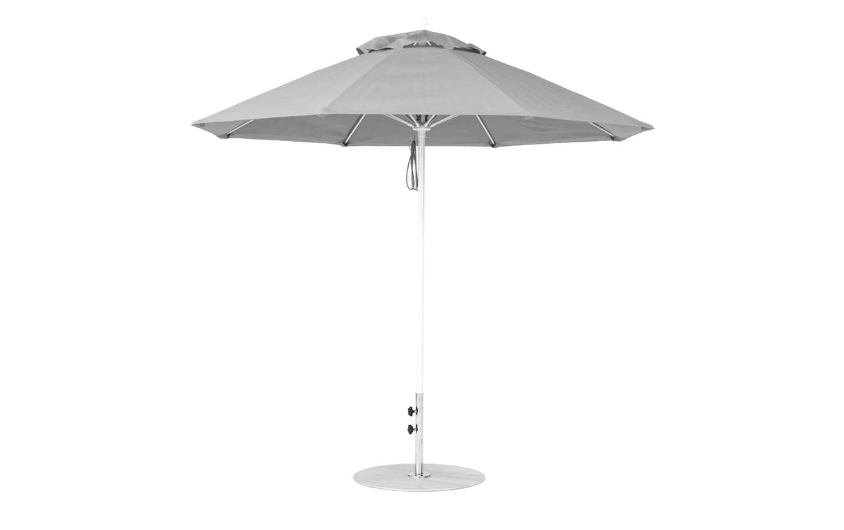 Ledge Loungers Essential Fiberglass Umbrella - 9' Octagon Pulley - Grand Alfresco