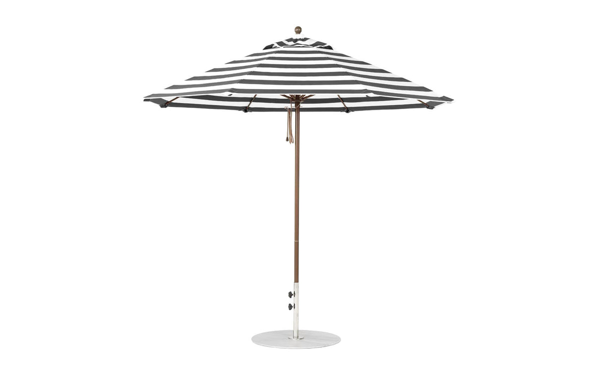 Ledge Loungers Essential Fiberglass Umbrella - 9' Octagon Pulley - Grand Alfresco