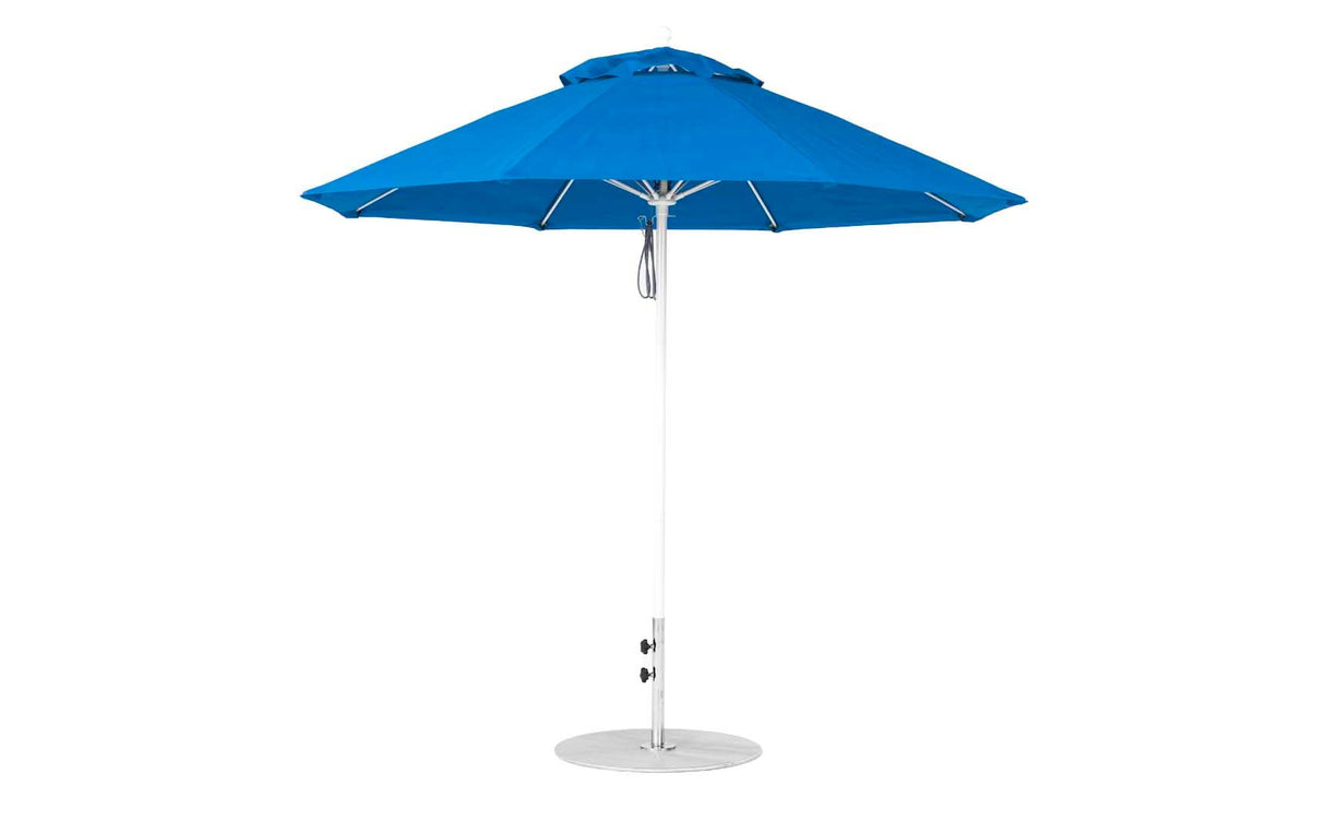 Ledge Loungers Essential Fiberglass Umbrella - 9' Octagon Pulley - Grand Alfresco