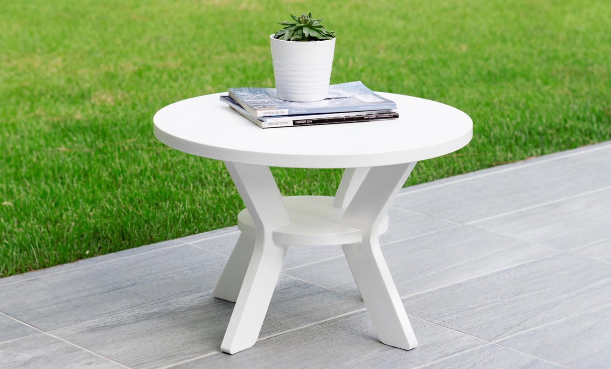 Ledge Loungers Mainstay Round Side Table - Grand Alfresco