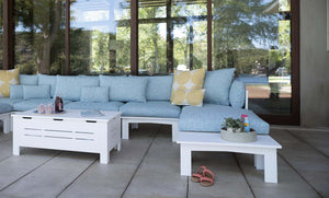 Ledge Loungers Mainstay Sectional Relaxed Left Corner - Grand Alfresco