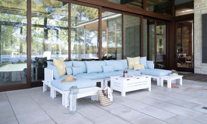 Ledge Loungers Mainstay Sectional Relaxed Left Corner - Grand Alfresco