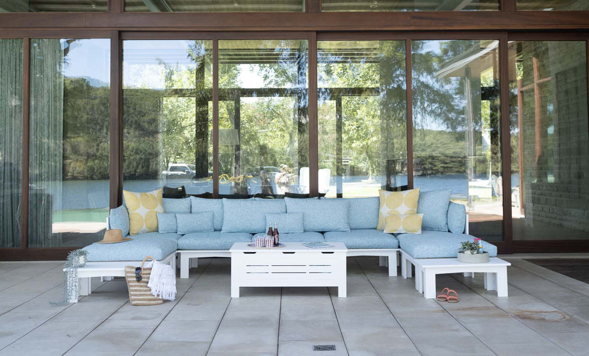 Ledge Loungers Mainstay Sectional Relaxed Middle - Grand Alfresco