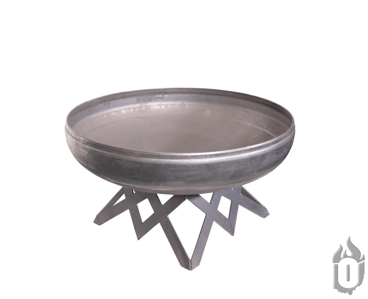 Liberty Fire Pit with Angular Base (Made in USA) - Grand Alfresco