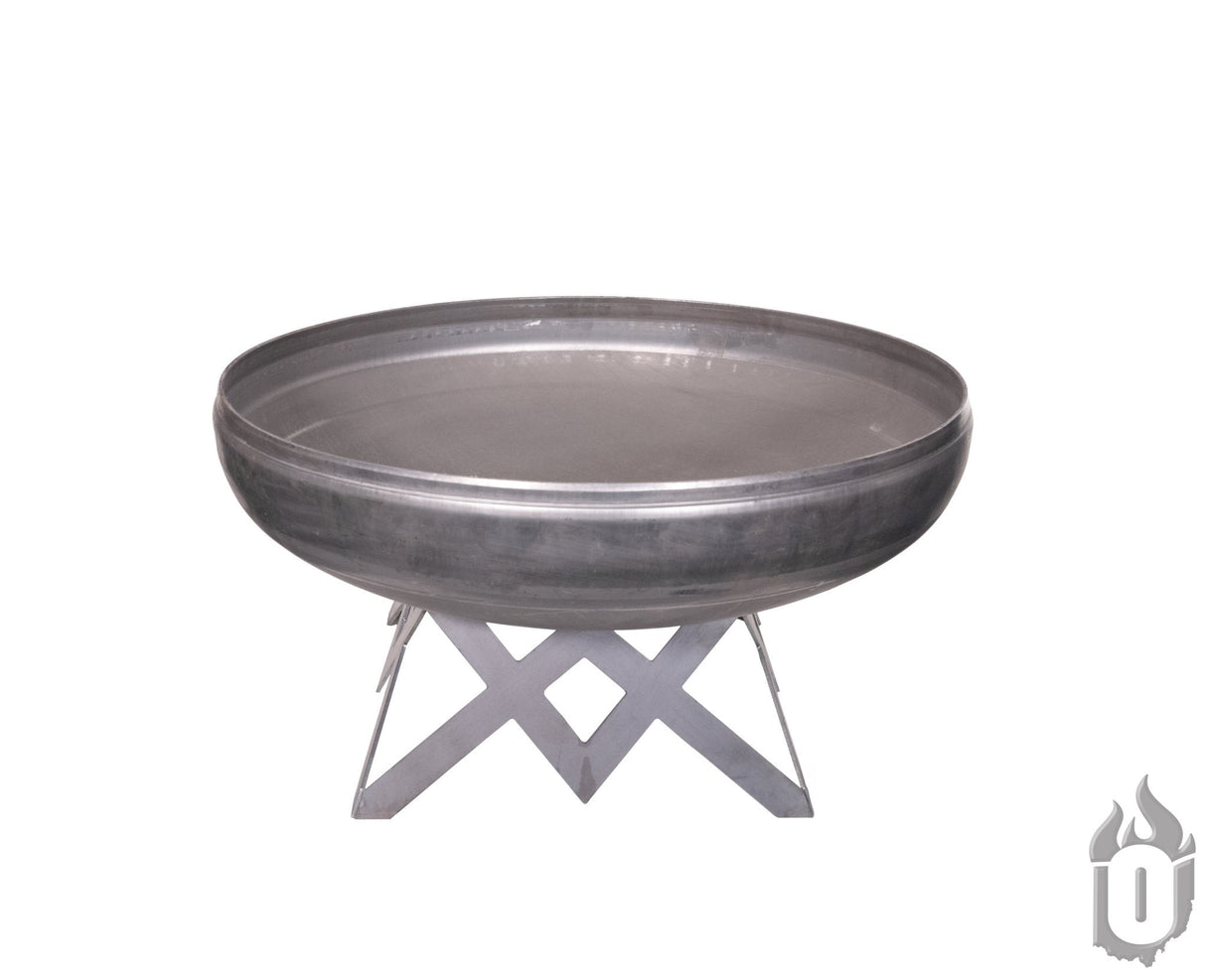 Liberty Fire Pit with Angular Base (Made in USA) - Grand Alfresco