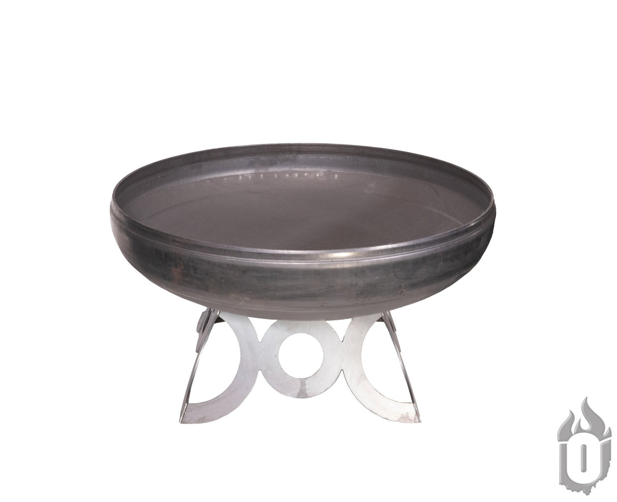 Liberty Fire Pit with Circular Base (Made in USA) - Grand Alfresco