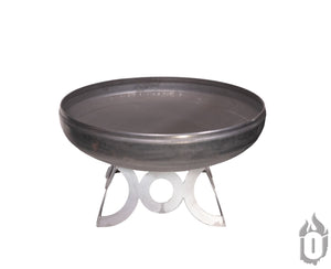 Liberty Fire Pit with Circular Base (Made in USA) - Grand Alfresco