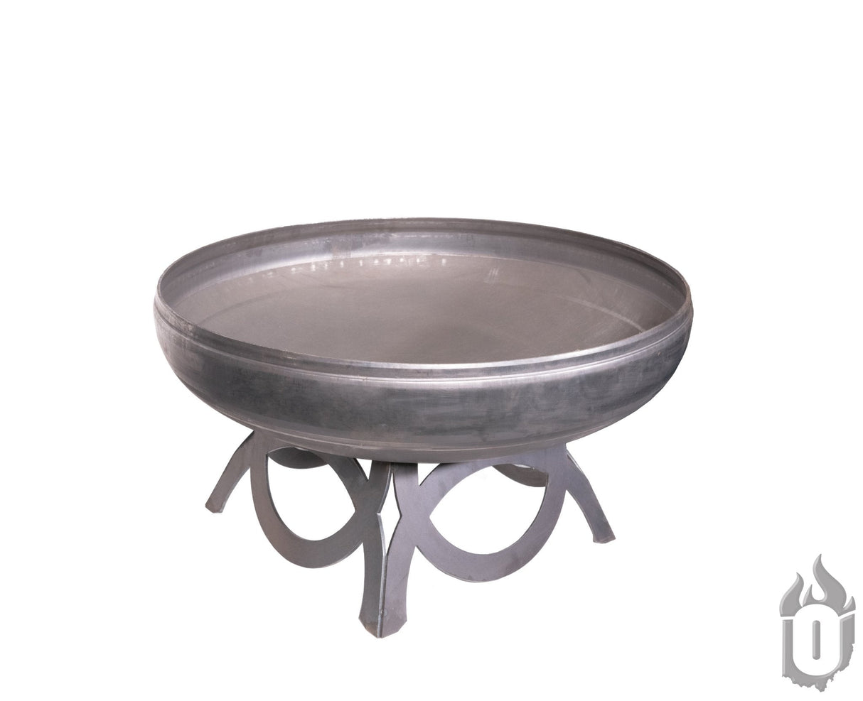 Liberty Fire Pit with Curved Base (Made in USA) - Grand Alfresco