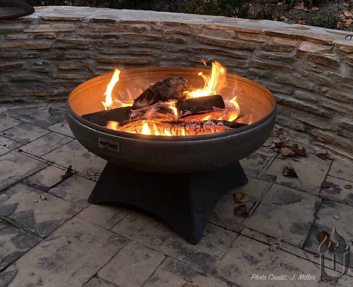 Liberty Fire Pit with Standard Base (Made in USA) - Grand Alfresco