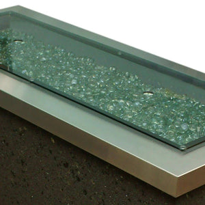 Linear Glass Burner Cover - Grand Alfresco