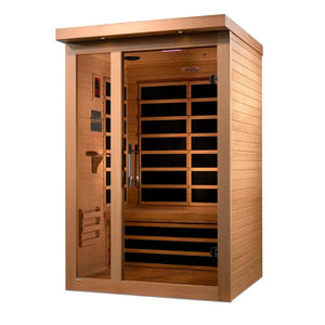 Llumeneres 2 Person Ultra Low EMF FAR Infrared Sauna - Grand Alfresco