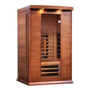 Maxxus 2 Person Full Spectrum Infrared Sauna - Canadian Red Cedar - Grand Alfresco