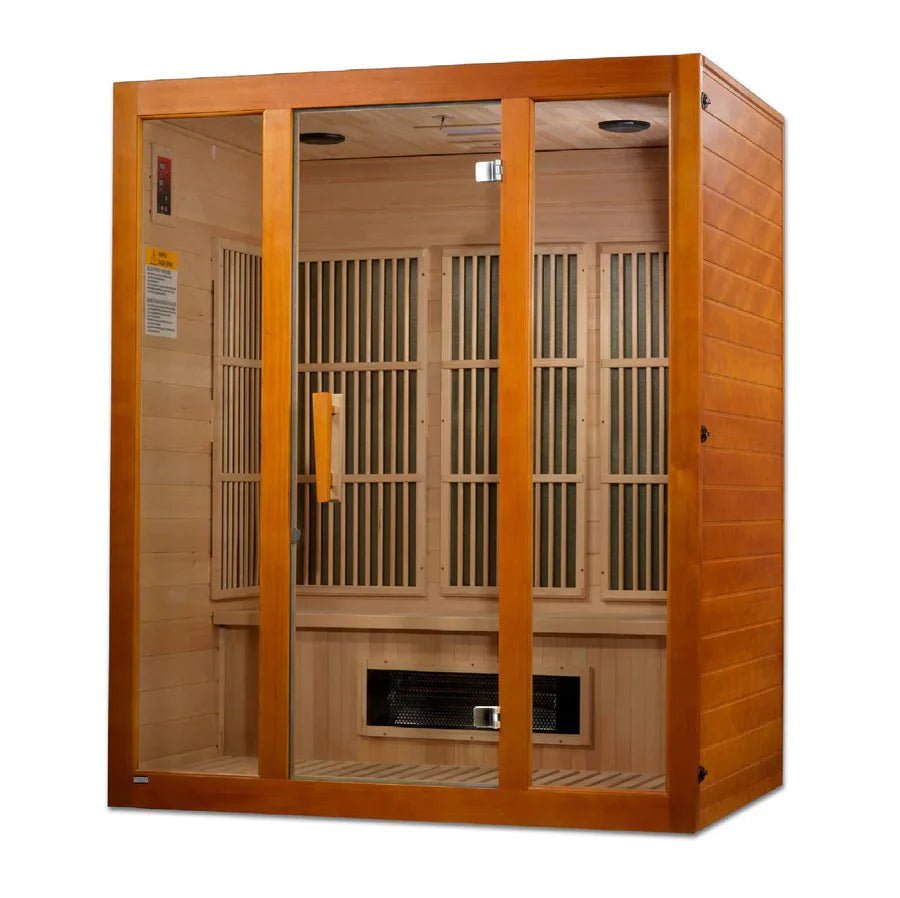 Maxxus Alpine Dual Tech 3 person Low EMF FAR Infrared Sauna - Grand Alfresco